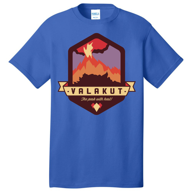 Valakut   The Peak With Heat! 10 Basic T-shirt by slavissweersq | Artistshot