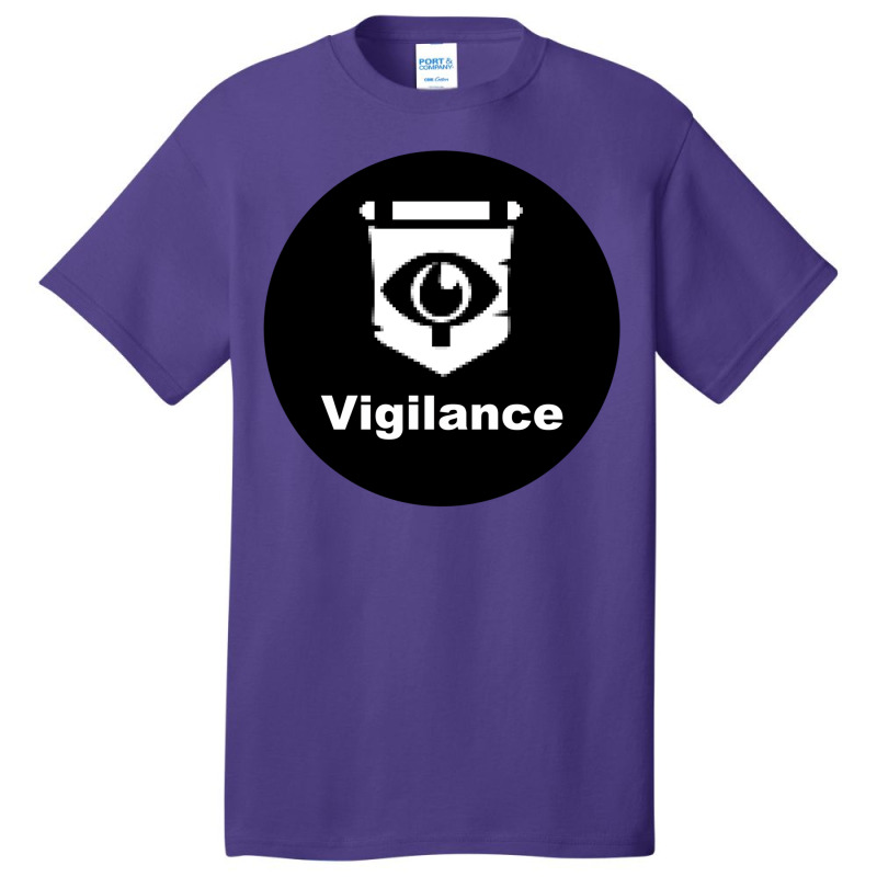 Vigilance Counter Token Basic T-shirt by slavissweersq | Artistshot