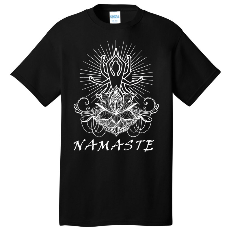 Mediation, Lotus Seat, Lotus Flower, Namaste Buddh Basic T-shirt by imelde | Artistshot