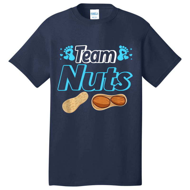 Nuts Or No Nuts Baby Shower Gender Reveal Team Boy Basic T-shirt | Artistshot