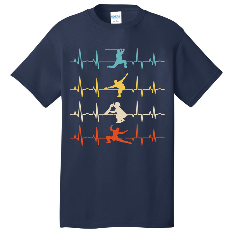 Chinese Martial Arts Kung Fu Wushu Heartbeat Basic T-shirt | Artistshot