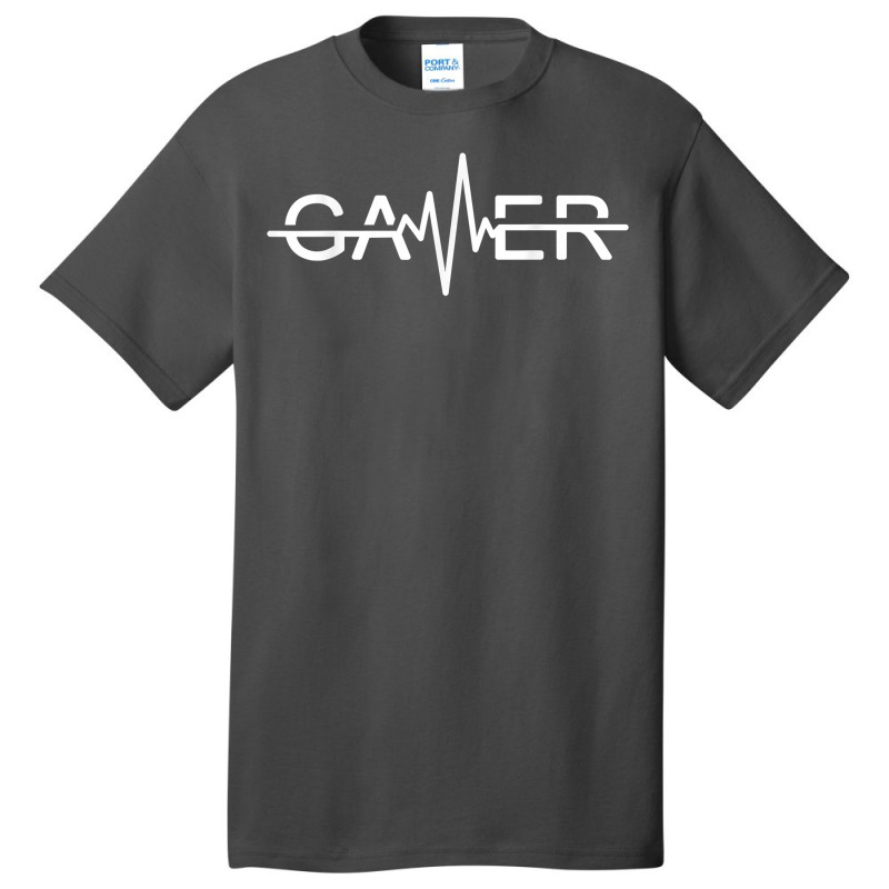 Gamer Heartbeat Video Games Graphic T Shirt Basic T-shirt | Artistshot