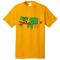 Leprechaun Sloth St Patricks Day Irish Shamrock Basic T-shirt | Artistshot