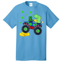 Dinosaur St Patrick's Day Monster Truck Irish Basic T-shirt | Artistshot