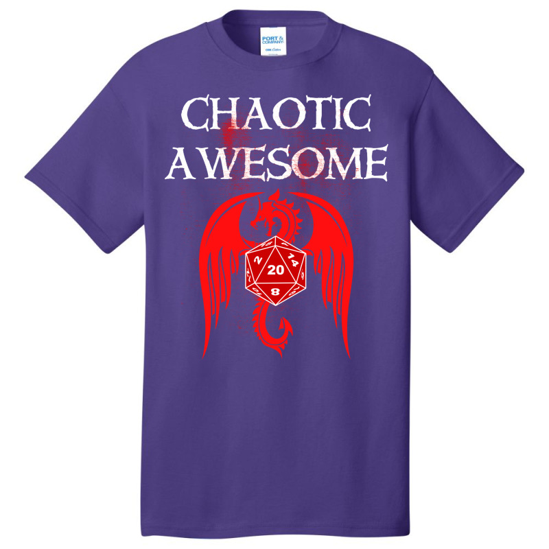 Chaotic Awesome Basic T-shirt by filesphomp | Artistshot