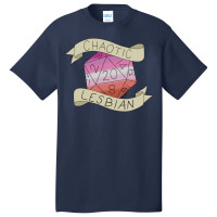 Chaotic Lesbian D20 Basic T-shirt | Artistshot