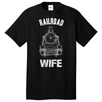 Womens Railroad Wife   Model Railroad Train T Shir Basic T-shirt | Artistshot