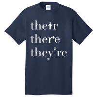 There Their They're, English Teacher, Funny Gramma Basic T-shirt | Artistshot