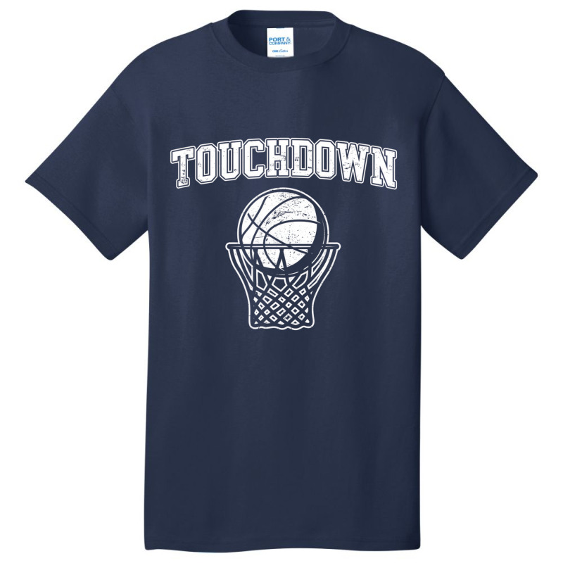 Touchdown   Funny Football Basketball Sports T Shi Basic T-shirt | Artistshot