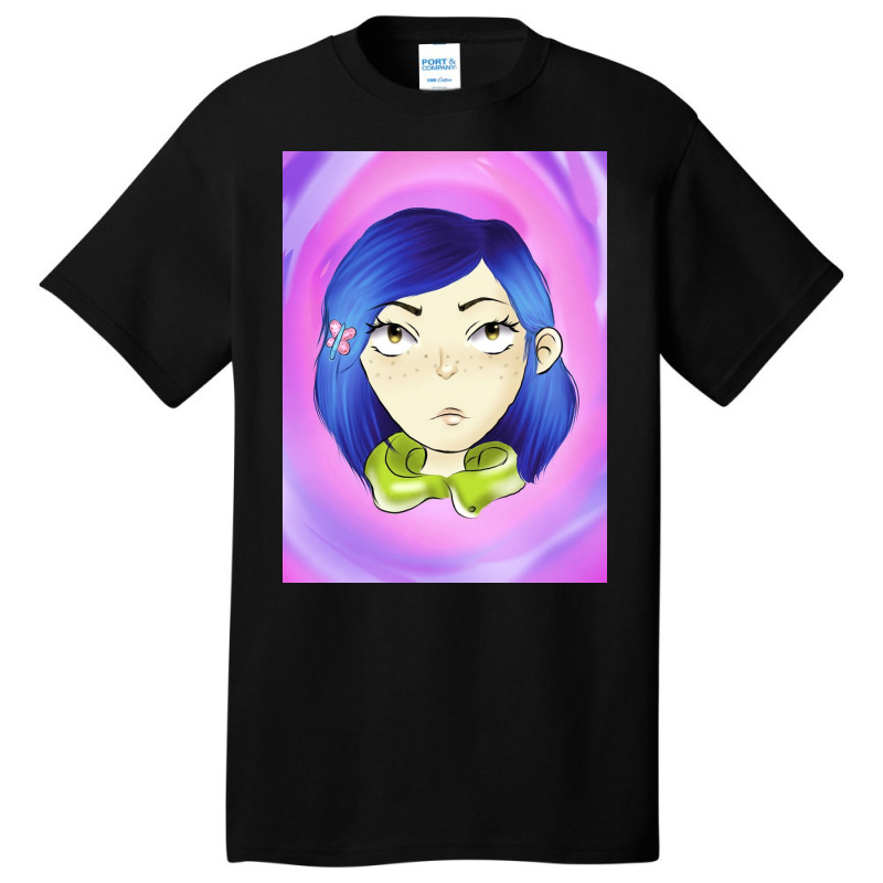 Coraline Vector Illustration Basic T-shirt | Artistshot