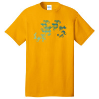 Dragon Curve Fractal - 8 Steps Gradient Basic T-shirt | Artistshot