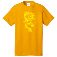 Yellow Chinese Dragon Basic T-shirt | Artistshot