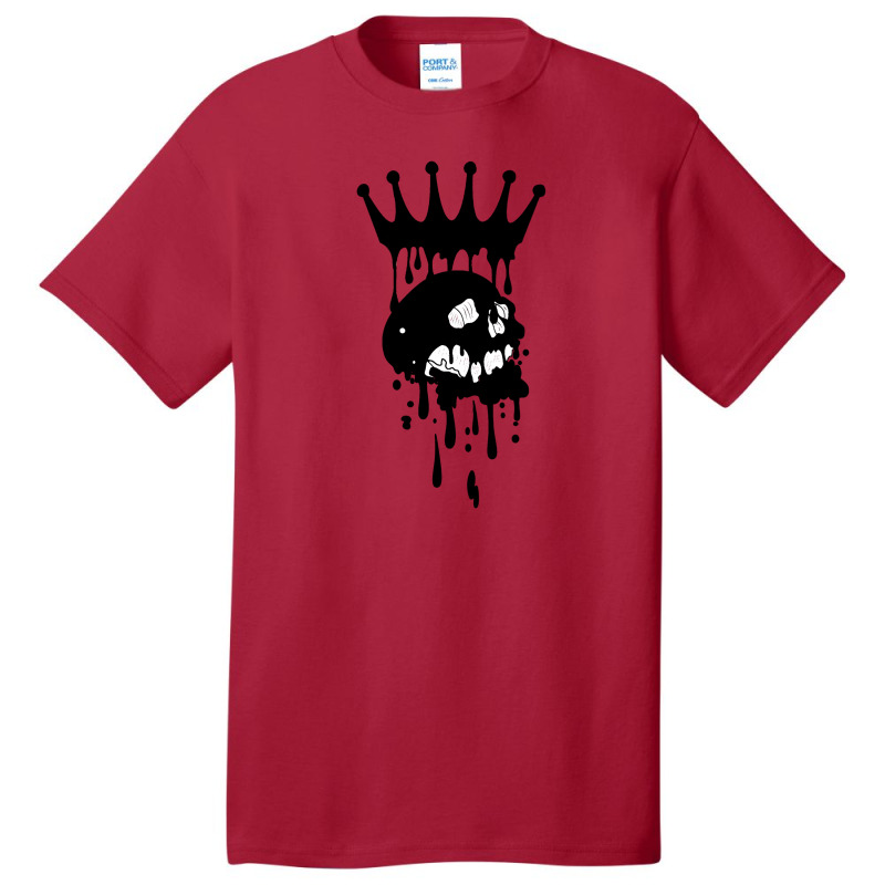 Melting Skull With Melting Crown Basic T-shirt | Artistshot