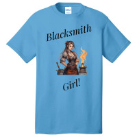 Blacksmith Girl Yellow Basic T-shirt | Artistshot