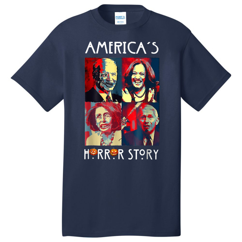 Funny America's Horror Story Biden Halloween Costu Basic T-shirt | Artistshot