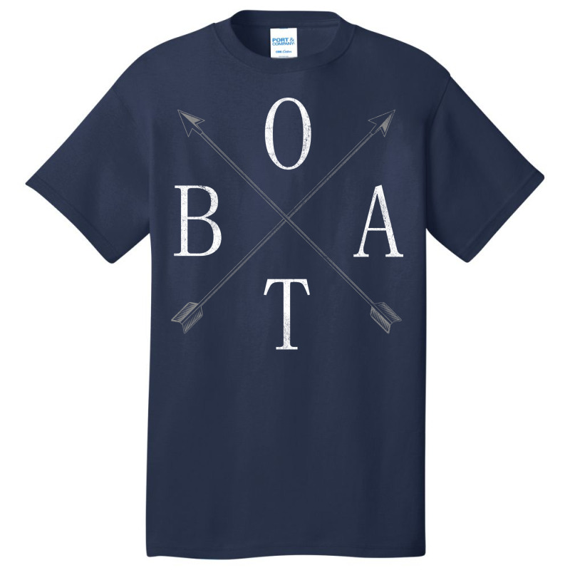 Minimalist Word Boat With Arrows And Pointers For Basic T-shirt | Artistshot