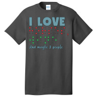 I Love Horses Wine And Maybe 3 People Gift For The Basic T-shirt | Artistshot