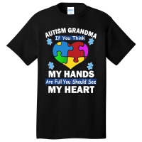 Grandma And My Heart Basic T-shirt | Artistshot