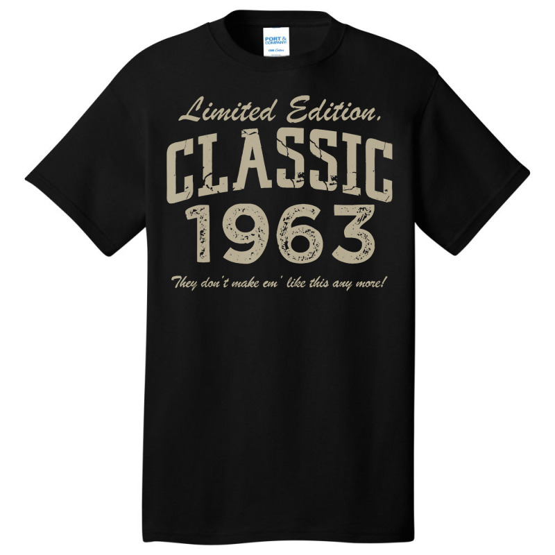 Limited Edition Vintage Classic Car 1963 59th Birt Basic T-shirt by delmar | Artistshot