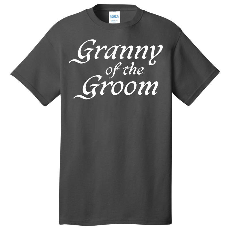 Granny Of The Groom Cute Basic T-shirt by oskenhebaap | Artistshot