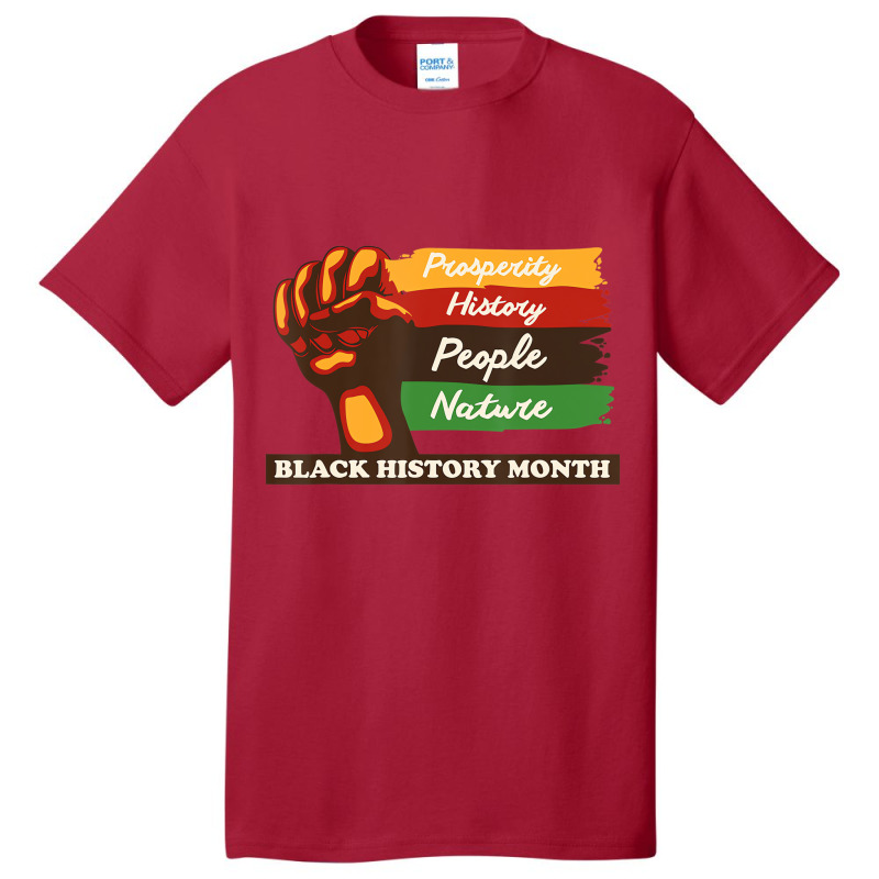 Black History Month African American Pride Fist Me Basic T-shirt | Artistshot