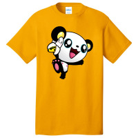 Panda Banana Basic T-shirt | Artistshot