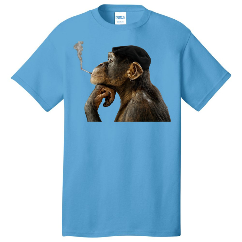 Cigarrete Smoking Monkey 80s Basic T-shirt | Artistshot