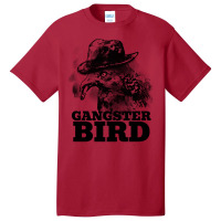 Gangster Bird With Hat And Cigar Aesthetic Basic T-shirt | Artistshot