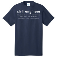 Civil Engineer Aesthetic Basic T-shirt | Artistshot