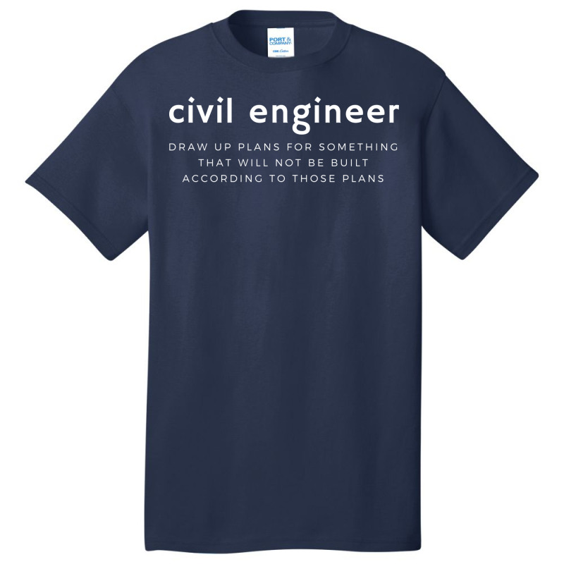 Civil Engineer Aesthetic Basic T-shirt | Artistshot