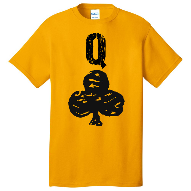 Playing Cards Suit Clubs Queen Cool Basic T-shirt | Artistshot