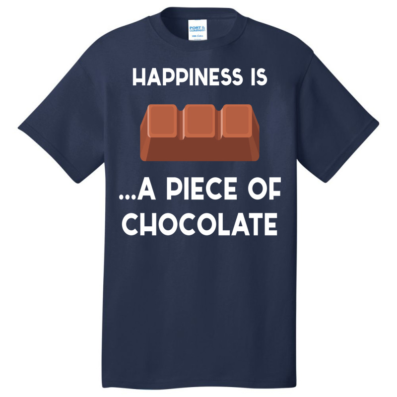 Piece Of Chocolate Chocolate Trending Basic T-shirt by setecaayoziey | Artistshot