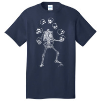 Skull Juggling Skeleton Funny Basic T-shirt | Artistshot