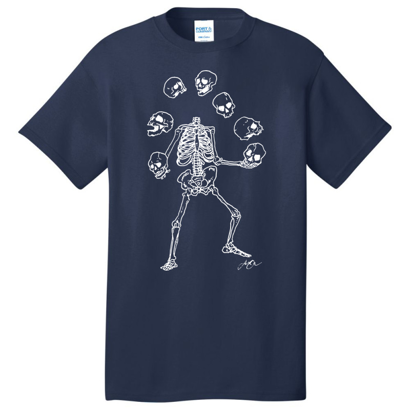 Skull Juggling Skeleton Funny Basic T-shirt | Artistshot