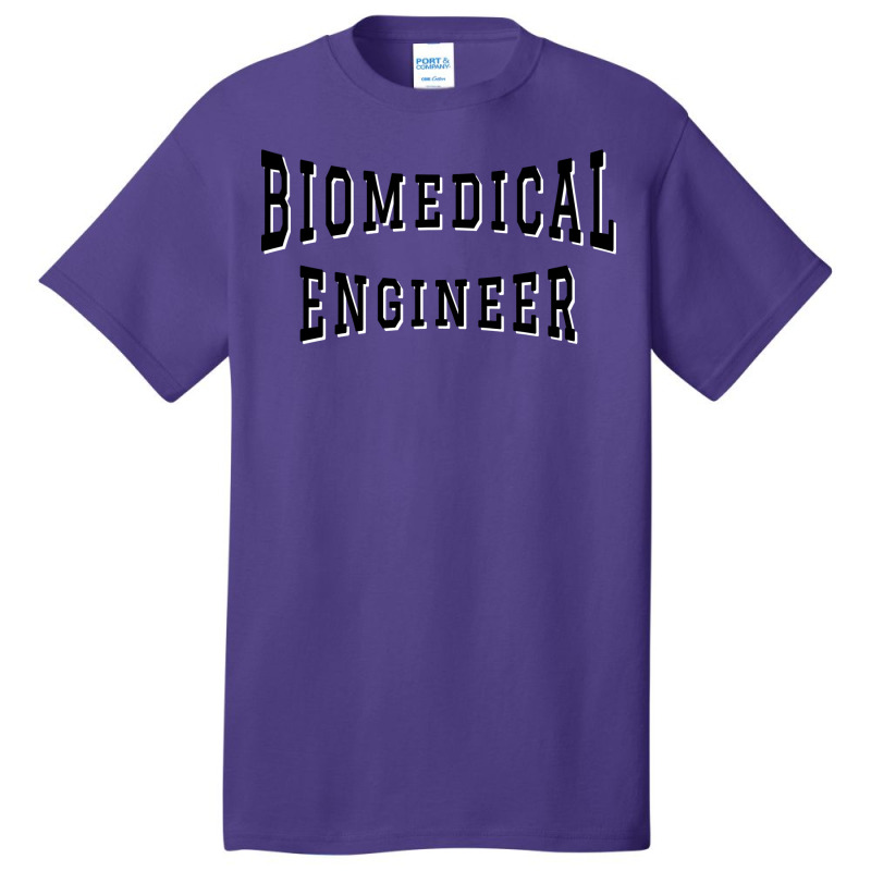 Biomedical Engineer In Black Color Text Hipster Basic T-shirt by potelskaper1 | Artistshot