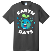 Earth Day Cute Hipster Basic T-shirt | Artistshot