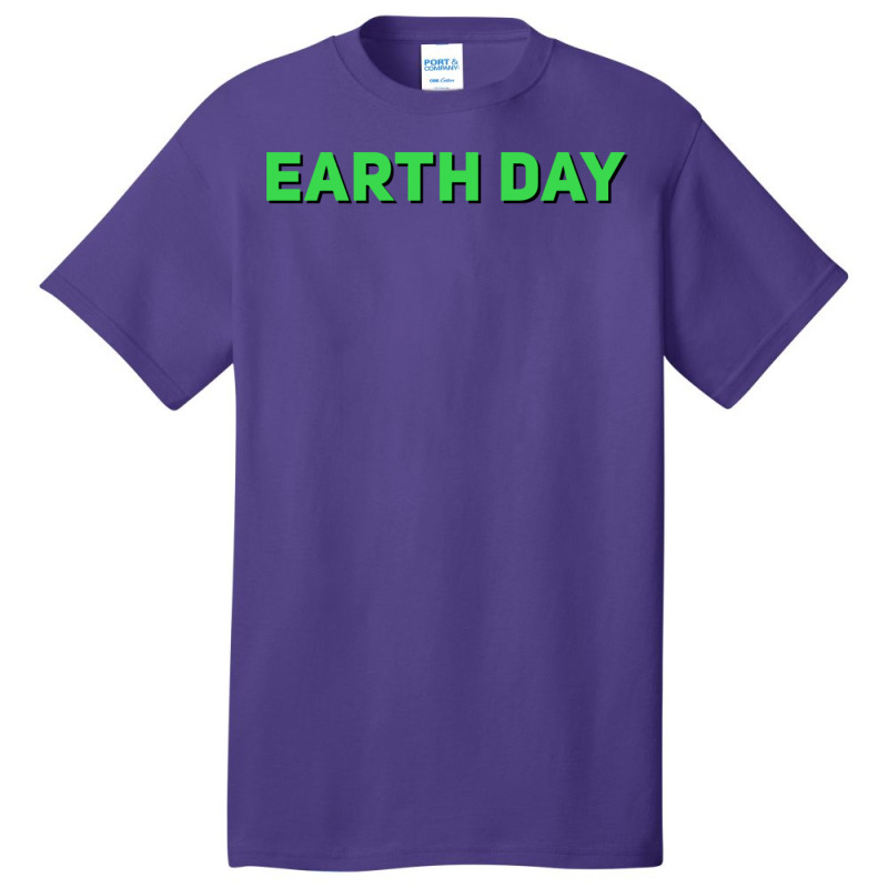 Earth Day Yellow Basic T-shirt by axmyabrielg | Artistshot