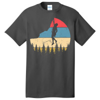 Vintage Rock Climbing T  Mountain Climber Gift Basic T-shirt | Artistshot