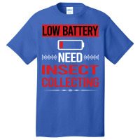 Low Battery Insect Collecting Girl Basic T-shirt | Artistshot