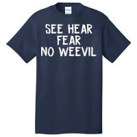 See Hear Fear No Weevil Retro Basic T-shirt | Artistshot