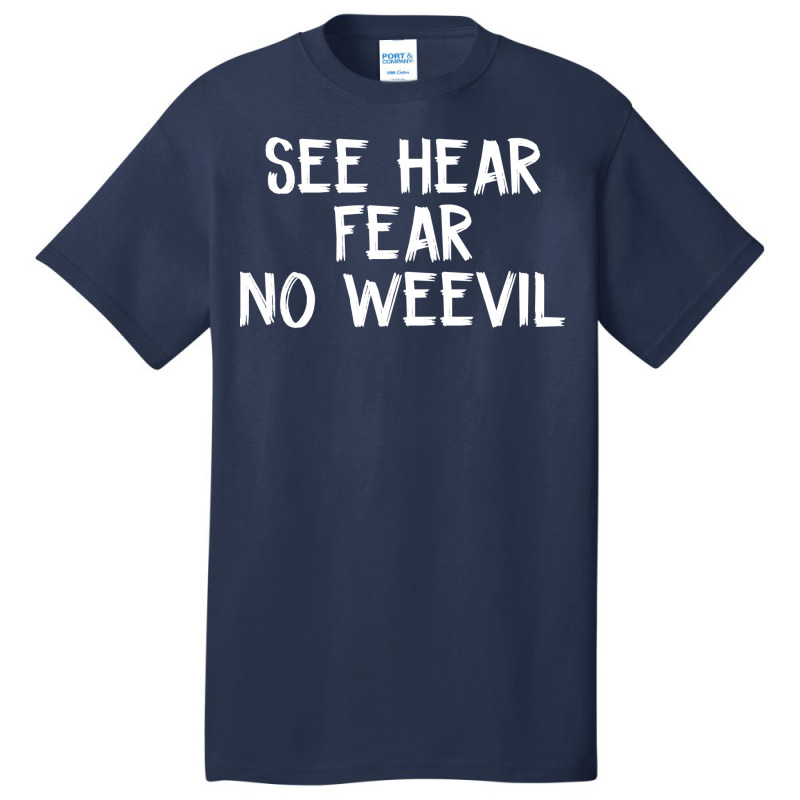 See Hear Fear No Weevil Retro Basic T-shirt | Artistshot