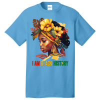 I Am Black History Women Girls Black Queen Month H Basic T-shirt | Artistshot