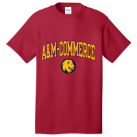 Texas A&m Commerce Lions Arch Over Officially Lice Basic T-shirt | Artistshot