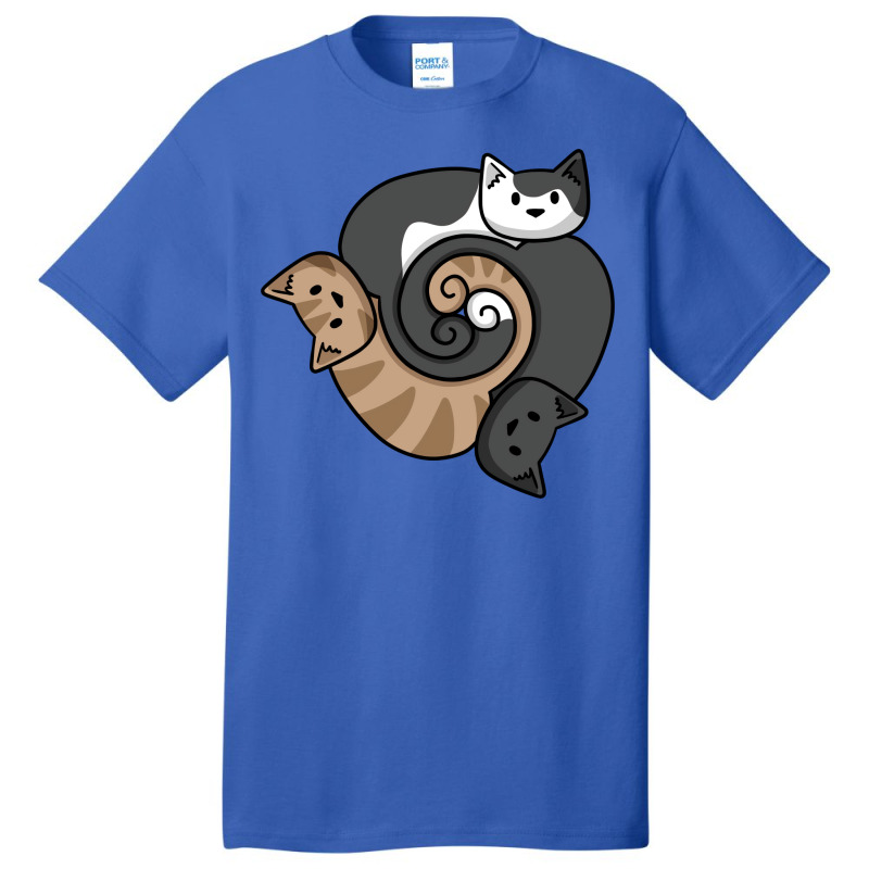 Cats With Spiral Tails Vintage Basic T-shirt | Artistshot