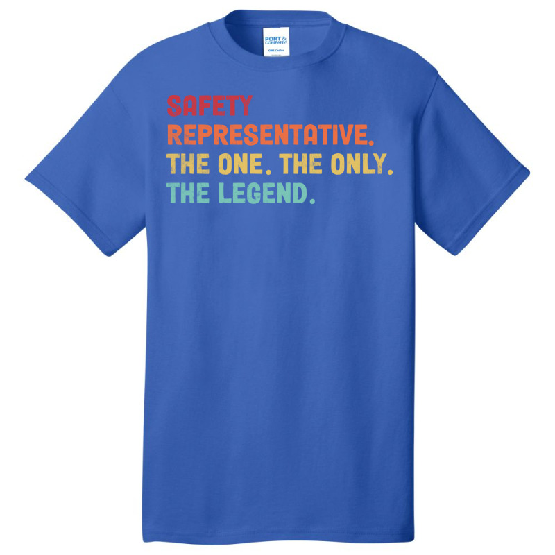 Safety Representative The One The Legend Design Basic T-shirt by azawadfedinx | Artistshot