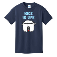 Rice Is Life Love Eating Rice Cooking Rice T Shirt Basic Youth T-shirt | Artistshot