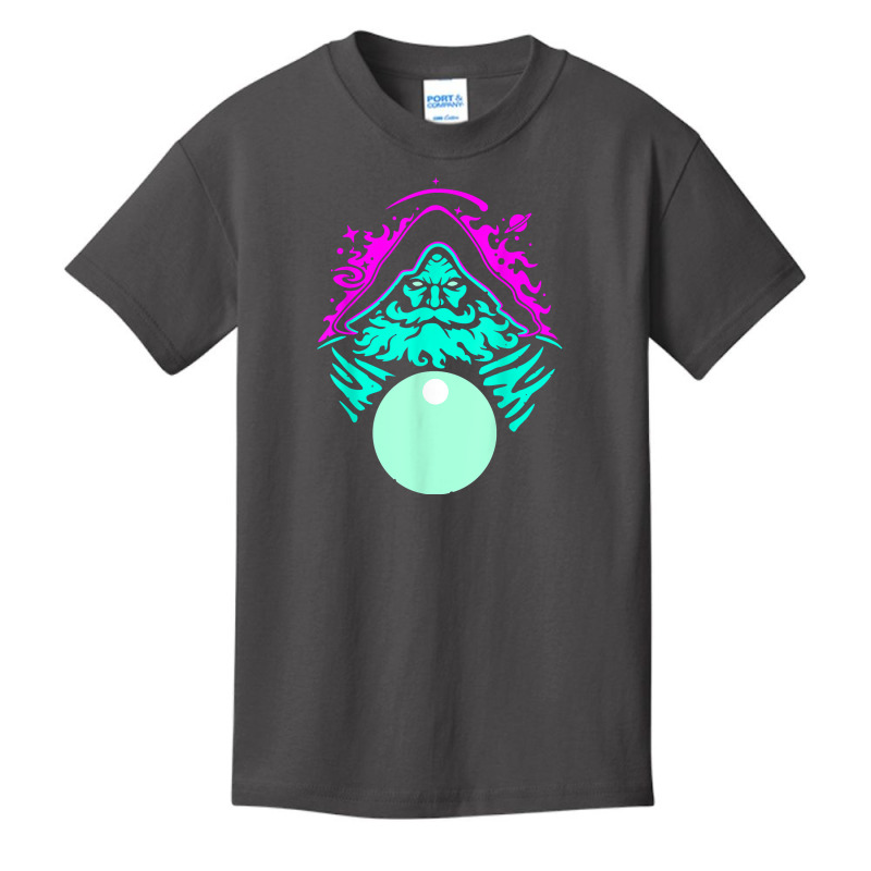 Pondering My Orb Wizard Ponders Magical Fantasy Co Basic Youth T-shirt | Artistshot