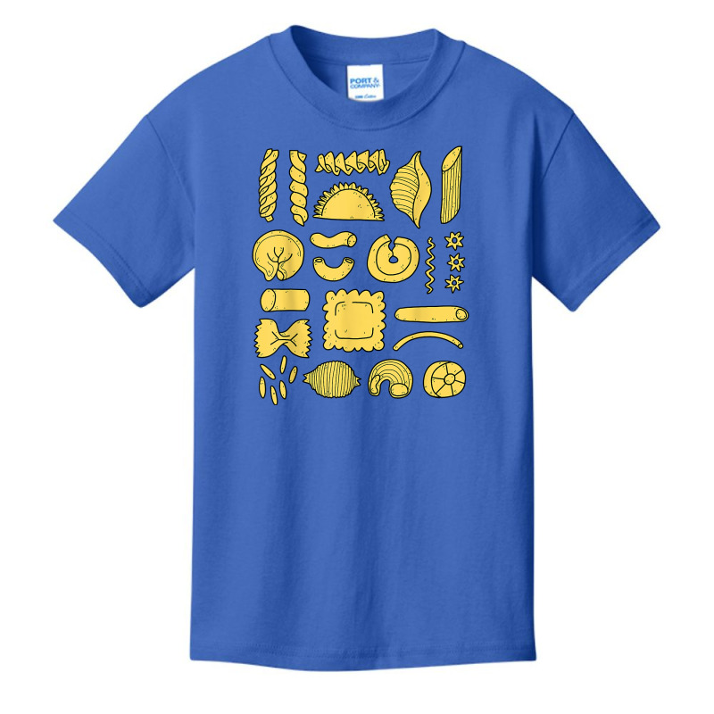 Pasta Noodles Spaghetti, Penne, Tortellini, Farfal Basic Youth T-shirt by scrabeck | Artistshot