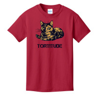 Tortitude Cat Tortoiseshell Kittens Torties Kitty Basic Youth T-shirt | Artistshot