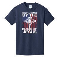 Fully Vaccinated By The Blood Of Jesus For Men, Wo Basic Youth T-shirt | Artistshot